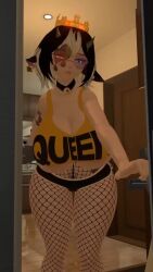 Rule 34 | animated, ass, breasts, large breasts, queen kilroy, tagme, thick thighs, thighs, video, vrchat