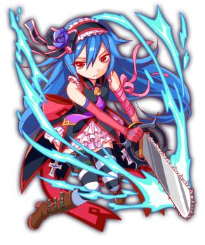 1girl anime_coloring arm_wrap artist_request attack_trail back_bow bare_shoulders belt belt_buckle black_bow black_collar black_hairband black_shirt black_thighhighs blue_hair boots bow bow_flower brooch brown_boots buckle chainsaw closed_mouth coattails collar collared_shirt crash_fever dress dress_under_shirt elbow_gloves eyelashes flat_chest flower frilled_dress frilled_headband frills frown full_body game_cg gloves gold_buckle green_belt hair_between_eyes hairband high_heel_boots high_heels holding holding_chainsaw horizontal-striped_thighhighs jewelry knee_boots kurara_(crash_fever) layered_dress leg_belt legs_apart long_hair necktie number_print numbered official_art outline pink_ribbon pink_trim print_gloves purple_flower purple_necktie purple_rose red_bow red_eyes red_gloves red_outline red_trim ribbon rose shirt shoe_belt single_glove sleeveless sleeveless_shirt solo square square_print straight_hair tachi-e thighhighs third-party_source transparent_background two-tone_thighhighs v-shaped_eyebrows very_long_hair white_thighhighs yellow_trim