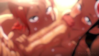 2boys 2girls animated ass black_hair blush breasts censored fellatio group_sex hetero highres huge_penis large_breasts long_hair looking_at_viewer mosaic_censoring multiple_boys multiple_girls nami_(one_piece) nico_robin nude one_piece oral orange_hair penis pussy sex sex_from_behind sound tagme theobrobine vaginal video