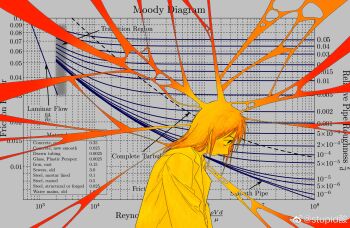 1girl absurdres acid_notfound closed_mouth diagram english_text from_side highres original profile solo watermark weibo_watermark