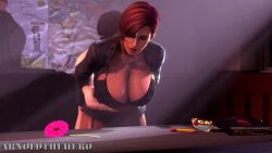 3d age_difference animated arnoldthehero black_bra bouncing_breasts bra breasts dark-skinned_female dark_skin dead_or_alive flower large_breasts lisa_hamilton mature_female older_female_and_younger_male onee-shota shota tagme teacher teacher_and_student underwear video