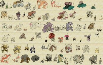 Rule 34 | abra, absurdres, alakazam, arbok, arcanine, bad id, bad pixiv id, beedrill, bellsprout, blastoise, bulbasaur, butterfree, caterpie, charizard, charmander, charmeleon, clefable, clefairy, creepy, diglett, dugtrio, ekans, faux traditional media, fearow, fine art parody, gen 1 pokemon, geodude, gloom (pokemon), golbat, golduck, golem (pokemon), graveler, growlithe, highres, horror (theme), ivysaur, jigglypuff, kadabra, kakuna, machamp, machoke, machop, mankey, meowth, metapod, nidoking, nidoqueen, nidoran, nidoran (female), nidoran (male), nidorina, nidorino, nihonga, ninetales, nintendo, no humans, nojo, oddish, paras, parasect, parody, persian, pidgeot, pidgeotto, pidgey, pikachu, pokemon, pokemon (creature), pokemon rgby, poliwag, poliwhirl, poliwrath, ponyta, primeape, psyduck, raichu, rapidash, raticate, rattata, sandshrew, sandslash, spearow, squirtle, starter pokemon trio, sumi-e, tentacool, tentacruel, venomoth, venonat, venusaur, victreebel, vileplume, vulpix, wartortle, weedle, weepinbell, wigglytuff, zubat