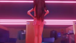 3d animated ass audible_music black_hair bracelet cleft_of_venus dancing earlette_(icemega5) female_focus flat_chest jewelry loli long_hair mikumikudance_(medium) miniskirt music naughty_face necklace no_panties purple_eyes pussy skirt sound spread_legs tyron82 video