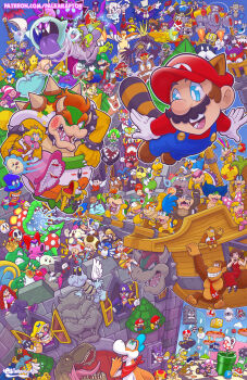 !_block 6+boys 6+girls absolutely_everyone angry antasma ashley_(warioware) azalea_(mario_golf) baby_mario baby_yoshi bandana beep-0 big_top bird birdo black_jewel blonde_hair blooper_(mario) blue_eyes bob-omb boo_(mario) boom_boom bowser bowser_jr. breasts broggy_(mario) broque_monsieur brothers buzzy_beetle cackletta cape_feather cappy_(mario) captain_syrup captain_toad captain_toad:_treasure_tracker carrot_(mario) castle cat chain_chomp cheep_cheep cleavage clown clown_boy coin count_bleck crown dimentio donkey_kong donkey_kong_(1981_game) donkey_kong_(series) donkey_kong_jr. donkey_kong_jr._(game) dr._mario_(game) dragon_coin_(mario) dress elder_princess_shroob everyone exor eyeshadow f.l.u.d.d. facial_hair fairy fawful fighter_fly fire_flower flyswatter food foreman_spike frog fruit fuzzy_(mario) garbage_block geno_(mario) go-kart gold_coin goomba goomboss grin hammer hammer_bro hariet_(mario) hat high_heels highres honey_queen_(mario) iggy_koopa jester jester_boy kamek kibidango king_bob-omb king_boo kinoppe kitten_(mario) koopa_clown_car koopa_paratroopa koopa_troopa lakitu larry_koopa lemmy_koopa lipstick lord_crump lubba ludwig_von_koopa luigi luigi&#039;s_mansion luigi&#039;s_mansion_3 luma_(mario) makeup mallow_(mario) mario mario&#039;s_time_machine mario_&amp;_luigi_rpg mario_(series) mario_+_rabbids_kingdom_battle mario_golf mario_kart mario_kart_8 mario_paint mario_party mario_party_8 mario_tennis mary_o mc_ballyhoo mecha-koopa mega_mushroom melon mini_mario mips monty_mole morton_koopa_jr. mouser mr._l multiple_boys multiple_girls mustache nabbit new_super_mario_bros._u ninji ninji_(mario) nintendo note_block_(mario) p_switch pak_e._derm palearaptor paper_mario paper_mario_64 parabones pauline_(mario) penguin penguin_(mario) perry_(mario) petey_piranha pianta pine_tree pink_dress piranha_plant plessie poltergust_g-00 polterpup poochy_(yoshi&#039;s_island) prince_peasley prince_pine princess_daisy princess_peach professor_elvin_gadd raccoon_mario rango_(mario) red_coin red_dress red_hair red_headwear reznor rosalina roy_koopa rudy_the_clown shadow_queen shroob shy_guy siblings sidestepper skull smile smithy spewart spike_(mario) spiny sprixie_princess spud starlow subcon_(mario) super_leaf super_mario_(kodansha_manga) super_mario_3d_world super_mario_64 super_mario_bros.:_peach-hime_kyushutsu_dai_sakusen! super_mario_bros._1 super_mario_bros._2 super_mario_bros._3 super_mario_galaxy super_mario_land super_mario_land_2 super_mario_maker super_mario_odyssey super_mario_rpg super_mario_sunshine super_mario_world super_mario_world_2:_yoshi&#039;s_island super_mushroom super_star_(mario) tatanga tetris_attack thwomp toad_(mario) toadette toadsworth toady topper_(mario) tree turnip twink_(paper_mario) tyrannosaurus_rex umbrella undodog vegetable virus_(dr._mario) vivian_(paper_mario) waluigi wanda_(mario) wario wario&#039;s_woods wario_land wario_land:_shake_it! wario_land_3 wario_world warioware warp_pipe wart_(mario) watermark web_address wendy_o._koopa wings witch wrecking_crew x-naut yamamura_(mario) yoshi yoshi&#039;s_safari yoshi&#039;s_story