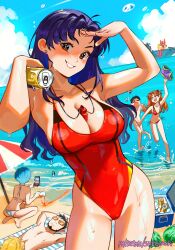 Rule 34 | 2boys, 4girls, = =, aircraft carrier, akagi ritsuko, ayanami rei, beach umbrella, beard, beer can, between breasts, bikini, black hair, blonde hair, blue eyes, blue hair, blue sky, blush, breasts, bright pupils, brown eyes, can, cellphone, cleavage, closed mouth, cloud, commentary, competition swimsuit, completely nude, contrapposto, cooler, covering crotch, covering privates, cowboy shot, day, drink can, earrings, english commentary, eva 02, evangelion (mecha), facial hair, food, fruit, grin, highleg, highleg swimsuit, highres, holding, holding can, holding phone, ikari gendou, ikari shinji, implied fellatio, innertube, jewelry, katsuragi misato, large breasts, long hair, looking at viewer, lying, mecha, military vehicle, multiple boys, multiple girls, neon genesis evangelion, nude, ocean, on back, one-piece swimsuit, open mouth, orange-tinted eyewear, outdoors, outstretched arm, paid reward available, patreon username, phone, purple hair, red bikini, red one-piece swimsuit, robot, running, seiza, shading eyes, ship, shore, short hair, side-tie bikini bottom, sitting, sky, smartphone, smile, snegovski, solo focus, souryuu asuka langley, standing, stud earrings, super robot, swim ring, swimsuit, taking picture, tinted eyewear, umbrella, v-shaped eyebrows, warship, water, watercraft, watermark, watermelon, web address, wet, wet hair, when you see it, whistle, whistle around neck, white bikini, white pupils