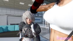 2b_(nier:automata) 2girls 3d abs animated ass ass_expansion between_breasts black_hair black_thighhighs blue_eyes boots breast_expansion breast_sucking breasts cleavage crossover drink_carton female_focus final_fantasy final_fantasy_vii fingerless_gloves giant giantess gigantic_breasts gloves growth height_growth high_heel_boots high_heels huge_ass interior jiggle kiss leotard long_hair looking_at_breasts medium_breasts milk milk_carton miniskirt mole mole_under_mouth multiple_girls music nier:automata nier_(series) person_between_breasts prevence red_eyes short_hair skirt sound suspenders swallowing tank_top thick_thighs thigh_boots thighhighs thighhighs_under_boots thighs tifa_lockhart topless_female torn_clothes video white_hair yuri