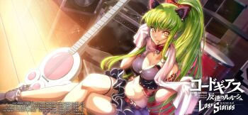 c.c. code_geass code_geass:_lost_stories drums guitar highres instrument tagme