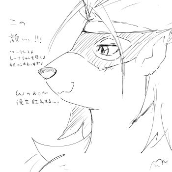 digimon digimon_(creature) mask mkz_dg pointy_ears smile translation_request wolvermon