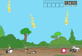 Rule 34 | 1boy, 4girls, black hairband, black pants, black skirt, blonde hair, blue archive, blue sky, club (weapon), commentary, day, dokomon, doodle sensei (blue archive), english commentary, faceless, faceless female, firing, floating hair, grey hair, hairband, halo, highres, holding, holding club, holding polearm, holding weapon, kei (blue archive), kei (new body) (blue archive), long hair, midori (blue archive), momoi (blue archive), multiple girls, outdoors, pants, parody request, pleated skirt, polearm, railgun, sensei (blue archive), shirt, skirt, sky, spear, tree, very long hair, weapon, white shirt