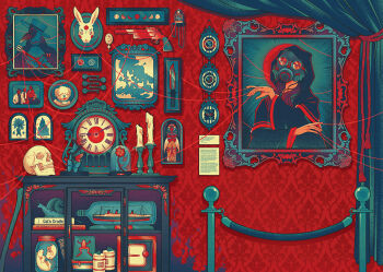 1girl 1other 4boys alice_(kyokugen_dasshutsu) analog_clock bird birdcage book brooch bug butterfly butterfly_pin cabinet cage candle candlestand cloak clock clover coin commentary cover cover_page covered_face curtains dead_animal dog english_commentary english_text eyelashes fake_claws four-leaf_clover frog gab_(kyokugen_dasshutsu) gas_mask gloves gun hat holding holding_staff hood hood_up hooded_cloak ichimiya_(kyokugen_dasshutsu) insect jar jewelry key keycrash knife kurashiki_akane kyokugen_dasshutsu kyokugen_dasshutsu:_9_jikan_9_nin_9_no_tobira kyokugen_dasshutsu_adv:_zennin_shibou_desu long_hair mask mouse_(animal) multiple_boys musashido_kagechika nijisaki_nagisa ninth_man_(kyokugen_dasshutsu) picture_frame plague_doctor_mask planet rabbit roman_numeral safe_(container) seven-segment_display ship_in_a_bottle skull snail spoilers staff stanchion string string_of_fate textless_version upper_body watch weapon wide_brim wristwatch zero_(kyokugen_dasshutsu) zero_escape:_toki_no_dilemma zero_ii_(kyokugen_dasshutsu) zero_iii