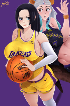basketball boa_hancock breasts large_breasts long_hair one_piece yamato_(one_piece)