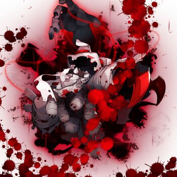 1other blood blood_splatter claws collar disembodied_hand faceless fantastic_danmaku_festival game_cg hood hood_up official_art puppet_strings scorpion5050 spiked_collar spikes stuffed_toy third-party_source tinda_(fantastic_danmaku_festival) touhou zipper_pull_tab