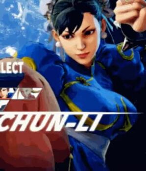 1girl 3d animated animated_gif braid breasts brown_eyes brown_hair capcom chun-li covered_erect_nipples female_focus game_screenshot large_breasts long_hair lowres nipples street_fighter street_fighter_v tagme video video_game_screencap