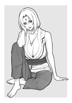 Rule 34 | 1girl, breasts, large breasts, long hair, naruto (series), tsunade (naruto)