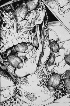 Rule 34 | 1other, bottle bug (zelda), bug, corpse, greyscale, kandori makoto, monochrome, nintendo, open mouth, the legend of zelda, the legend of zelda: ocarina of time, traditional media