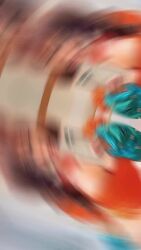 Rule 34 | 1girl, animated, audible music, bed, breasts, brown hair, cellphone, cleavage, cosplay, diane (nanatsu no taizai), diane (nanatsu no taizai) (cosplay), elizabeth rage, female focus, fingerless gloves, gloves, highres, holding, holding phone, large breasts, leotard, long hair, mirror selfie, nanatsu no taizai, orange leotard, phone, real life, selfie, short sleeves, smartphone, solo, sound, tongue, tongue out, twintails, v, video