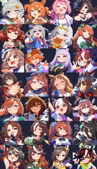 +_+ 6+girls :d :t ;d absurdres adjusting_eyewear agnes_tachyon_(tach-nology)_(umamusume) agnes_tachyon_(umamusume) air_groove_(empress_road)_(umamusume) air_groove_(umamusume) animal_ears arm_up armpit_crease armpits arms_up ascot asymmetrical_gloves black_bow black_bowtie black_choker black_gloves black_hair black_jacket blood blue_bow blue_bowtie blue_dress blue_eyes blue_flower blue_gloves blue_hairband blue_hat blue_jacket blue_necktie blue_sailor_collar blue_shirt blunt_bangs blunt_ends bow bowler_hat bowtie braid braided_ponytail breasts brown_choker brown_eyes brown_hair brown_sweater burger choker cleavage cleavage_cutout clenched_hands closed_eyes closed_mouth clothing_cutout collarbone collared_shirt cropped_shirt crossed_arms cup daiwa_scarlet_(peak_blue)_(umamusume) daiwa_scarlet_(umamusume) daruma_doll diagonal-striped_bow diagonal-striped_bowtie diagonal-striped_clothes domino_mask double-parted_bangs double_v dress drinking ear_bow ear_covers ear_ornament eating el_condor_pasa_(el_numero_1)_(umamusume) el_condor_pasa_(umamusume) epaulettes eye_mask eyepatch fang finger_heart fingerless_gloves flower food four-finger_heart_hands glasses glove_cutout gloves gold_ship_(red_strife)_(umamusume) gold_ship_(umamusume) grass_wonder_(stone-piercing_blue)_(umamusume) grass_wonder_(umamusume) green_bow green_bowtie green_eyes green_jacket grey_hair grin hair_between_eyes hair_bow hair_intakes hair_ornament hair_over_one_eye hair_over_shoulder hairband hairclip hairpin half-closed_eyes hand_on_own_cheek hand_on_own_chest hand_on_own_face hand_over_eye hand_to_own_mouth haru_urara_(bestest_prize)_(umamusume) haru_urara_(umamusume) hat head_tilt headband heart heart_hands highres holding holding_burger holding_cup holding_food horse_ears horse_girl ikuno_dictus_(mantle_of_steel)_(umamusume) ikuno_dictus_(umamusume) jacket juliet_sleeves king_halo_(king_of_emeralds)_(umamusume) king_halo_(umamusume) kitasan_black_(crowning_ooban)_(umamusume) kitasan_black_(umamusume) lab_coat laughing light_blush long_bangs long_hair long_sleeves looking_at_object looking_at_viewer manhattan_cafe_(creeping_shadow)_(umamusume) manhattan_cafe_(umamusume) mask matikanefukukitaru_(rising_fortune)_(umamusume) matikanefukukitaru_(umamusume) matikanetannhauser_(panpaka_tiltott)_(umamusume) matikanetannhauser_(umamusume) mayano_top_gun_(scramble_zone)_(umamusume) mayano_top_gun_(umamusume) medium_breasts medium_hair mejiro_mcqueen_(frontline_elegance)_(umamusume) mejiro_mcqueen_(umamusume) mihono_bourbon_(mb-19890425)_(umamusume) mihono_bourbon_(umamusume) mini_hat mismatched_gloves multicolored_hair multiple_girls neck_ribbon necktie nice_nature_(poinsettia_ribbon)_(umamusume) nice_nature_(umamusume) no_lineart nosebleed odd_one_out off-shoulder_dress off_shoulder oguri_cap_(starlight_beat)_(umamusume) oguri_cap_(umamusume) ojou-sama_pose one_eye_closed one_eye_covered one_side_up open_mouth orange_eyes orange_hair own_hands_together pendant_choker pink_ascot pink_bow pink_eyes pink_hair pointing pointing_at_viewer ponytail pout puffy_short_sleeves puffy_sleeves purple_bow purple_eyes purple_hair purple_ribbon raised_eyebrows red_bow red_bowtie red_eyes red_gloves red_headband red_jacket red_necktie ribbon rice_shower_(rosy_dreams)_(umamusume) rice_shower_(umamusume) sailor_collar seiun_sky_(reeling_in_the_big_one)_(umamusume) seiun_sky_(umamusume) shade shirt short_hair short_sleeves shoulder_cutout sidelocks silence_suzuka_(innocent_silence)_(umamusume) silence_suzuka_(umamusume) single_ear_cover sleeves_past_fingers sleeves_past_wrists smile special_week_(special_dreamer)_(umamusume) special_week_(umamusume) steam streaked_hair striped_bow striped_bowtie striped_clothes super_creek_(murmuring_stream)_(umamusume) super_creek_(umamusume) sweater swept_bangs symboli_rudolf_(emperor's_path)_(umamusume) symboli_rudolf_(umamusume) tamamo_cross_(umamusume) tamamo_cross_(with_lightning_speed)_(umamusume) tanino_gimlet_(embodiment_of_keravnos)_(umamusume) tanino_gimlet_(umamusume) tiara tokai_teio_(peak_joy)_(umamusume) tokai_teio_(umamusume) twintails two-tone_hair two_side_up umamusume v v-shaped_eyebrows vodka_(umamusume) vodka_(wild_top_gear)_(umamusume) waonaolmao wavy_mouth when_you_see_it white_ascot white_gloves white_hair white_hairband white_jacket white_shirt white_streaks wrist_cuffs yellow_eyes yellow_necktie yellow_shirt ||/