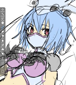 Rule 34 | aircraft, airplane, breasts, digimon, digimon (creature), digimon frontier, highres, jetsilphymon, looking at viewer, mask, short hair, wings