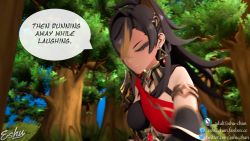 1futa 1girl 3d animal_ears animal_penis animated artist_name black_hair blonde_hair bottomless bouncing_breasts bouncing_testicles breasts cum cum_in_mouth cum_inflation dehya_(genshin_impact) earrings ejaculation elin eshu-chan fellatio fingerless_gloves forced futa_with_female futanari genshin_impact gloves grabbing_another&#039;s_hair hand_on_another&#039;s_head high_heels highres holding_another&#039;s_hair huge_breasts huge_penis huge_testicles humiliation inflation interspecies irrumatio jewelry knotted_penis large_breasts mind_break molestation multicolored_hair nail_polish nipples oral penis pervert pov public_indecency public_nudity pumping pussy pussy_juice pussy_juice_trail rabbit_ears rabbit_tail rape_face speech_bubble streaked_hair tera_online testicles twintails twitter_username video weird_crossover