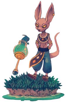 Rule 34 | animal ears, aonik, bare shoulders, bracelet, cat ears, colored skin, dragon ball, dragonball z, dragonball z battle of gods, god of destruction beerus, jewelry, monster, no humans, purple skin, wristband