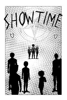 2021 absurdres comic death_note english_text highres l_(death_note) male_focus mello_(death_note) multiple_boys near_(death_note) nude pentagram satan satanism shadow shota silhouette uncensored yaoi