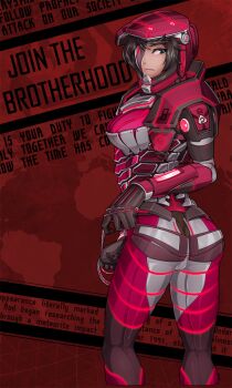 1girl armor command_&amp;_conquer eyepatch female_focus highres looking_at_viewer nephlite solo standing