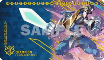 a-er_(akkij0358) arm_blade armor bikini black_bikini black_jacket black_shorts black_thighhighs blue_armor carrying digimon digimon_card_game digimon_world_re:digitize dragon green_hair hood hooded_jacket jacket multicolored_bikini open_clothes open_jacket red_eyes sample_watermark second-party_source shinomiya_rina shorts shoulder_carry swimsuit sword thighhighs two-tone_bikini ulforcev-dramon watermark weapon white_bikini