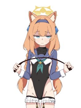 1girl absurdres blue_archive blue_eyes groin highres mari_(blue_archive) orange_hair shimiko_(blue_archive) shimiko_(magical)_(blue_archive) tagme