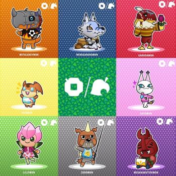 Rule 34 | animal crossing, atlurkabuterimon, atlurkabuterimon (red), ball, blue eyes, digimon, digimon (creature), garudamon, horns, lilimon, metalgreymon, nintendo, parody, patamon, sharp teeth, soccer ball, style parody, tailmon, teeth, weregarurumon, wings, zudomon