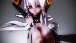 10s 1boy 1girl 3d animated armpits arms_behind_head arms_up artistic_error bad_tag bed black_sleeves bouncing bouncing_breasts breasts breasts_out clipping clothed_female_nude_male cuffs cum cum_in_mouth cum_on_body cum_on_breasts cum_on_upper_body cumdrip detached_sleeves ejaculation erection excessive_cum eye_contact facial fellatio gold_trim grabbing_another&#039;s_breast groping hair_between_eyes hetero highres huge_breasts irrumatio large_areolae large_penis long_hair looking_at_another looking_down mikumikudance_(medium) military military_uniform nipples nude on_bed oral paizuri penis pov puffy_nipples red_eyes rolling_eyes sega selvaria_bles senjou_no_valkyria senjou_no_valkyria_(series) senjou_no_valkyria_1 sien silver_hair sitting sitting_on_person solo_focus tears uncensored veins veiny_penis very_long_hair video