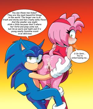 1boy 1girl amy_rose anus ass ass_focus bent_over blue_fur blue_hair blush bottomless cleft_of_venus clitoris comic_sans couple cum dirty dress ejaculation embarrassed english_text erection furry glans gloves gradient_background green_eyes hairband heart hetero highres no_panties penis perineum pink_fur pink_hair projectile_cum pussy pussy_focus red_dress red_hairband sega ship shoes simple_background smell sonic_(series) sonic_the_hedgehog sound_effects speech_bubble sweat talking watercraft white_gloves