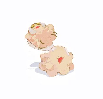 :3 artist_name ben-day_dots commentary flea_(hollow_knight) hashtag-only_commentary helmet highres hightguy hollow_knight hollow_knight:_silksong on_person open_mouth screentones shadow smile white_background wings