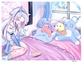 1boy absurdres bad_tag highres non-web_source original pink_eyes white_hair window yakult