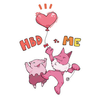 alternate_color balloon closed_eyes coin commentary dated drowzee evolutionary_line gen_1_pokemon heart_balloon highres holding holding_string holed_coin hypno nintendo notice_lines oyasuminjyutsu pendulum pokemon pokemon_(creature) shiny_pokemon signature string symbol-only_commentary twitter_username