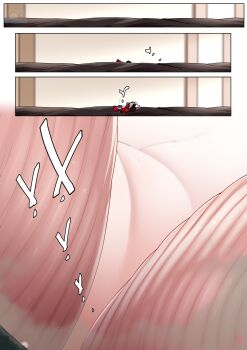 Rule 34 | absurdres, giant, giantess, highres, hololive, hololive indonesia, kureiji ollie, kureiji ollie (new year), mini person, minigirl, ninja, pavolia reine, pavolia reine (indonesian casual), platform sandals, sandals, shizeart, shrinking, toeprint, toes, virtual youtuber