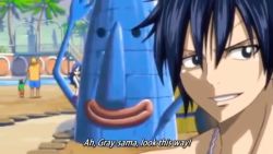 1boy 1girl animated ass bikini black_eyes black_hair blue_hair blue_male_swimwear blue_swim_trunks bouncing_breasts breasts cleavage cross cross_necklace crying embarrassed failure fairy_tail gray_fullbuster jewelry juvia_lockser large_breasts long_hair male_swimwear multiple_views necklace polka_dot polka_dot_bikini poolside price_tag print_bikini purple_eyes sound source_request subtitled surprised swim_trunks swimsuit tagme tattoo tears video