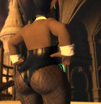 Rule 34 | 3d, animated, ass, dark-skinned female, dark skin, final fantasy, final fantasy xiv, huge ass, lalafell, olerito, shortstack, tagme, thick thighs, thighs, video