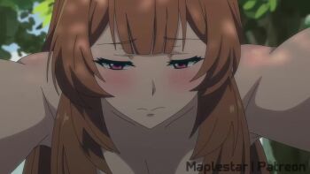 Rule 34 | 1boy, 1girl, animal ears, animated, ass, bouncing breasts, breasts, brown hair, commentary, completely nude, english commentary, hetero, highres, iwatani naofumi, large breasts, long hair, maplestar, nipples, nude, outdoors, paid reward available, paywall cliffhanger, penis, raccoon ears, raccoon girl, raphtalia, sex, sex from behind, sound, standing, standing sex, tagme, tate no yuusha no nariagari, vaginal, video