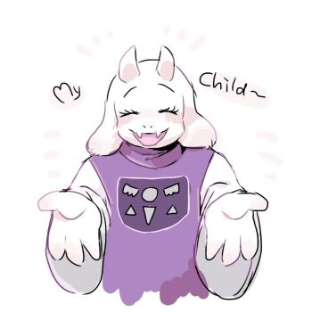 artist_request closed_eyes furry open_mouth tagme toriel undertale utdr_(toby_fox)