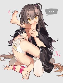... 2girls alternate_costume arm_behind_back barefoot bdsm black_dress bondage bound bound_arms censored clothing_aside dress feet female_ejaculation female_focus femdom fingering full_body girls'_frontline grey_background grey_hair kodomo_doushi licking licking_foot loli long_hair long_sleeves looking_at_viewer multiple_girls official_alternate_costume panties panties_aside pantyhose pussy_juice simple_background sitting sitting_on_face sitting_on_person soles spoken_ellipsis tianliang_duohe_fangdongye toe_sucking toes topless_female ump45_(agent_lop_rabbit)_(girls'_frontline) ump45_(girls'_frontline) ump9_(girls'_frontline) ump9_(shiba_investigator)_(girls'_frontline) underwear vaginal white_legwear white_panties yellow_eyes yuri
