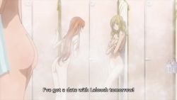 6+girls animated anime_screenshot ass back bath bathroom black_hair blonde_hair blue_eyes blue_hair blush breasts breasts_squeezed_together brown_eyes brown_hair closed_eyes code_geass collarbone completely_nude covering_breasts covering_privates crossed_legs feet groin highres large_breasts long_hair milly_ashford multiple_girls navel nude open_mouth shirley_fenette sideboob sidelocks sitting sound standing stomach subtitled tagme thighs towel towel_on_head video walking water wet