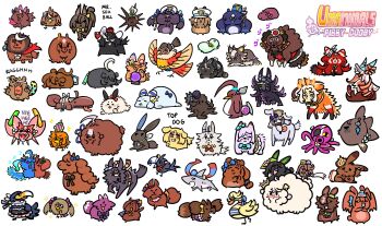 :c admire_vega_(umamusume) agnes_digital_(umamusume) agnes_tachyon_(umamusume) air_groove_(umamusume) animal animal_focus animal_with_hair animalization annotated aston_machan_(umamusume) bird biwa_hayahide_(umamusume) cat cheval_grand_(umamusume) clothed_animal commentary_request crab crown curren_chan_(umamusume) daiwa_scarlet_(umamusume) dantsu_flame_(umamusume) dog dream_journey_(umamusume) ear_covers eishin_flash_(umamusume) english_text eye_mask eyepatch fenomeno_(umamusume) fish fox full_body gentildonna_(umamusume) glasses gold_city_(umamusume) gold_ship_(umamusume) grin hamster hat headband highres hishi_miracle_(umamusume) inari_one_(umamusume) jungle_pocket_(umamusume) katsuragi_ace_(umamusume) lizard looking_at_another looking_at_viewer lying lynx manhattan_cafe_(umamusume) maruzensky_(umamusume) mask matikanefukukitaru_(umamusume) meisho_doto_(umamusume) mejiro_mcqueen_(umamusume) mihono_bourbon_(umamusume) mr._c.b._(umamusume) narita_brian_(umamusume) narita_taishin_(umamusume) narita_top_road_(umamusume) nice_nature_(umamusume) nishino_flower_(umamusume) no_humans ocean_sunfish octopus oguri_cap_(umamusume) on_back one_eye_covered orfevre_(umamusume) penguin pikminpreggedup rabbit rice_shower_(umamusume) rope sakura_bakushin_o_(umamusume) sakura_chiyono_o_(umamusume) sakura_laurel_(umamusume) salamander sea_urchin seiun_sky_(umamusume) shark sheep shimenawa single_ear_cover sirius_symboli_(umamusume) smart_falcon_(umamusume) smile standing stay_gold_(umamusume) still_in_love_(umamusume) super_creek_(umamusume) symboli_kris_s_(umamusume) symboli_rudolf_(umamusume) t.m._opera_o_(umamusume) tamamo_cross_(umamusume) tanino_gimlet_(umamusume) tokai_teio_(umamusume) tongue tongue_out tsurumaru_tsuyoshi_(umamusume) twin_turbo_(umamusume) umamusume verxina_(umamusume) vivlos_(umamusume) vodka_(umamusume) win_variation_(umamusume) winning_ticket_(umamusume)