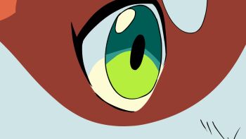 1other animated animated_gif aqua_bandana artist_name bandana bandana_around_neck calico_(pattern) calico_cat commission digitigrade floral_print furry green_eyes jumping multiple_tails orange_tail original other_focus rainsyru second-party_source shadow short_eyebrows simple_background solo striped_tail tail two-tone_tail two_tails white_fur yellow_tail