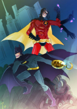 2boys amberely batman batman_(cosplay) batman_(series) cosplay crocodile crocodile_(one_piece) crocodilian dc_comics genderswap genderswap_(ftm) hana_hana_no_mi hook_hand image_sample multiple_boys nico_robin one_piece pantyhose parody pixiv_sample pun resized robin_(cosplay) robin_(dc) robin_(dc)_(cosplay)