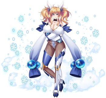 1girl aoi_nagisa_(metalder) blonde_hair breasts huge_breasts onizaki_kirara otogi_frontier taimanin_(series) taimanin_rpgx