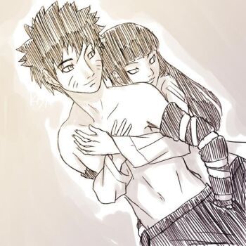 1boy 1girl hug hyuuga_hinata naruto:_road_to_ninja naruto_(classic) naruto_(series) naruto_shippuuden uzumaki_naruto