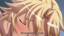 age_difference animated anime_screenshot ass blonde_hair breasts censored cum cum_in_pussy cumming_hard cumming_in_pussy dark-skinned_female dark_skin deep_penetration drooling eri_(sei_yariman_gakuen_enkou_nikki) fat fat_man fucked_silly happy_sex huge_breasts interior large_penis mosaic_censoring older_male_and_younger_female penis sei_yariman_gakuen_enkou_nikki sex sound tagme video