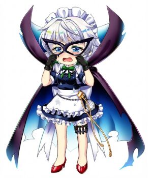 1girl crying highres izayoi_sakuya non-web_source solo touhou