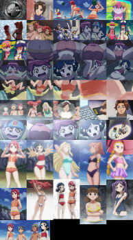 00s 6+boys 6+girls @_@ anetta_(mega_man) anime_screenshot armpits ass ball barefoot beachball bikini black_eyes black_hair blonde_hair blush blush_stickers braid breast_lift breasts brown_eyes brown_hair butt_crack capcom cleavage cloud collage computer computer_keyboard covered_navel crossed_arms crotch dingo_(mega_man) double_v earrings feet flat_chest foot_focus green_eyes haruka_hikari_(mega_man) highres jasmine_(mega_man) jewelry knees_together_feet_apart lan_hikari_(mega_man) laptop large_breasts legs loli long_legs maid mature_female mayl_sakurai_(mega_man) meddy.exe_(mega_man) medium_breasts mega_man_(series) mega_man_battle_network mega_man_battle_network_(series) megaman.exe midriff mr._famous_(mega_man) mr._match_(mega_man) ms._madd_(mega_man) ms._mari_(mega_man) multiple_boys multiple_girls navel nurse one-piece_swimsuit onsen orange_hair pink_hair ponytail pov pov_crotch princess_pride_(mega_man) purple_hair red_hair roll.exe_(mega_man) school_swimsuit shuko_kido_(mega_man) sky small_breasts soles swimsuit tankini thighs toes topless_male twin_braids twintails v water water_slide yai_ayanokoji_(mega_man) yuichiro_hikari_(mega_man)