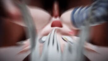 Rule 34 | 1boy, 1girl, 3d, animated, animated gif, dark skin, emma august, hetero, missionary, nijisanji, virtual youtuber